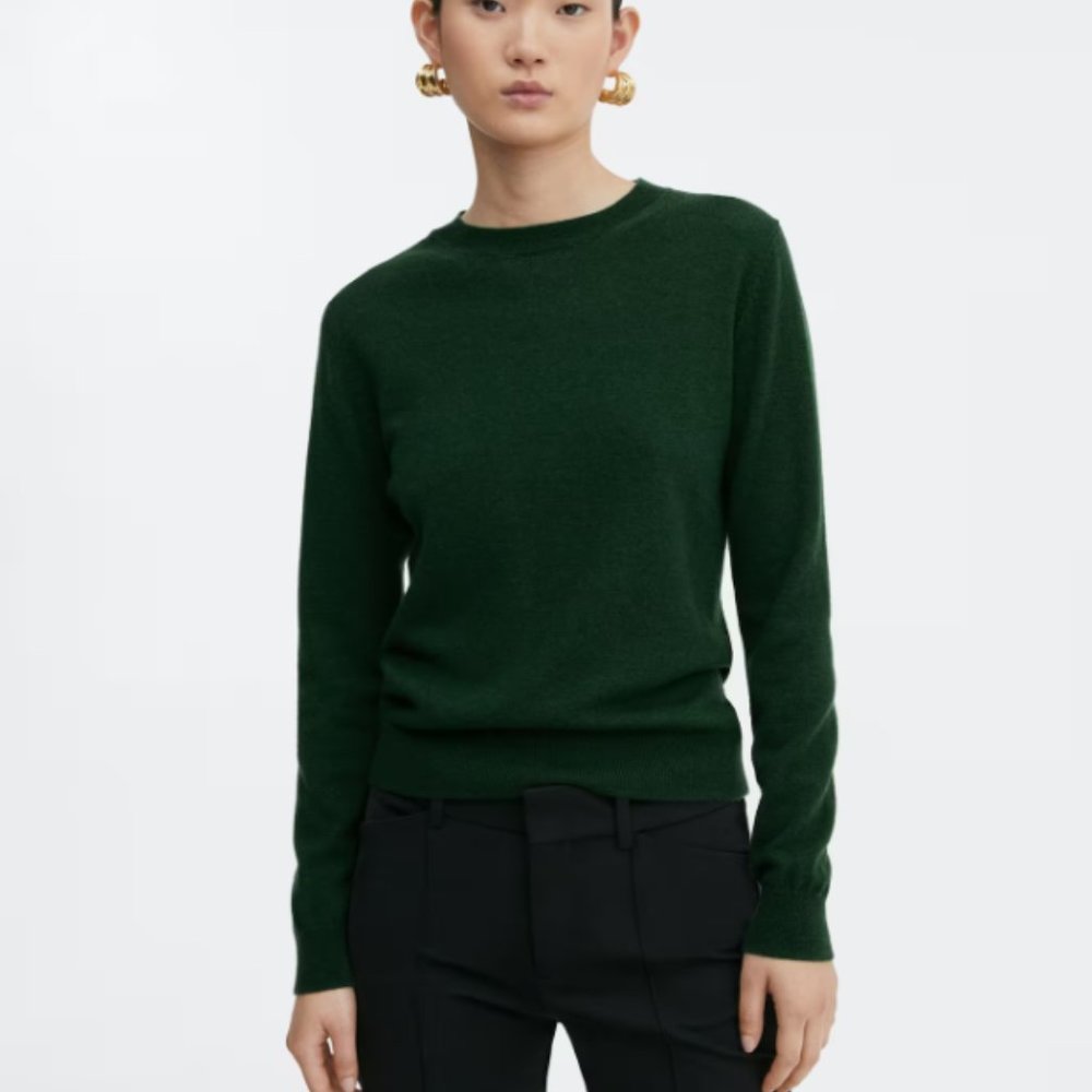 High Collar Wool Sweater